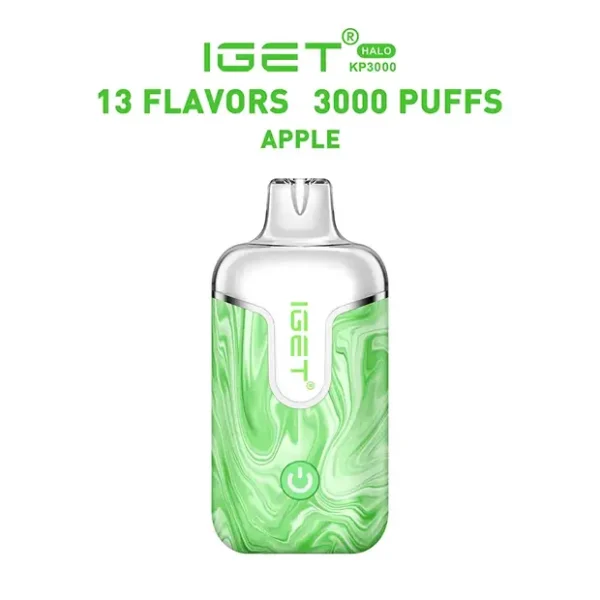 apple-iget-halo-vape-kit-3000-puffs.webp Apple – IGET Halo Vape Kit 3000 Puffs