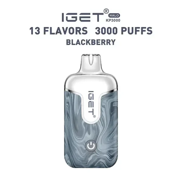Blackberry – IGET Halo Vape Kit 3000 Puffs