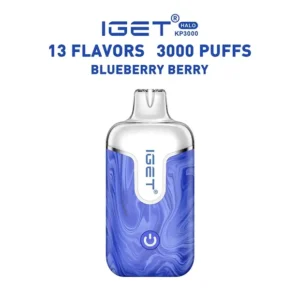 Blueberry Berry – IGET Halo Vape Kit 3000 Puffs