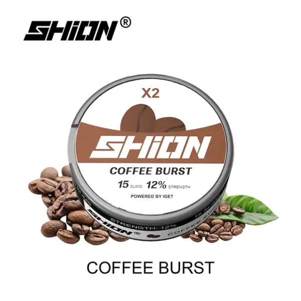Coffee Burst – IGET SHION X2 Nicotine Pouch 12mg