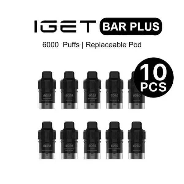 iget-bar-plus-pod-mixed-flavours-box.webp IGET Bar Plus Pod Box Mixed Flavours (10PCS)