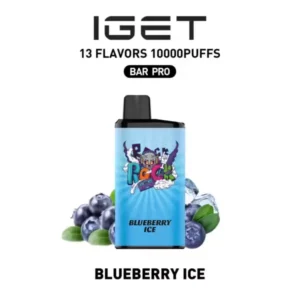Blueberry Ice IGET Bar Pro 10000 Puffs