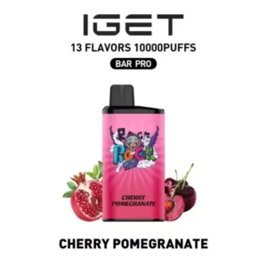 Cherry Pomegranate IGET Bar Pro 10000 Puffs