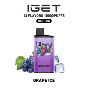 Grape Ice IGET Bar Pro 10000 Puffs
