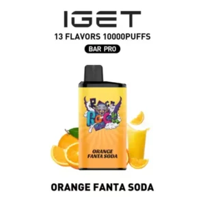 Orange Fanta Soda IGET Bar Pro 10000 Puffs