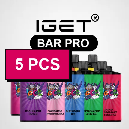 IGET Bar Pro Wholesale 5 Pcs