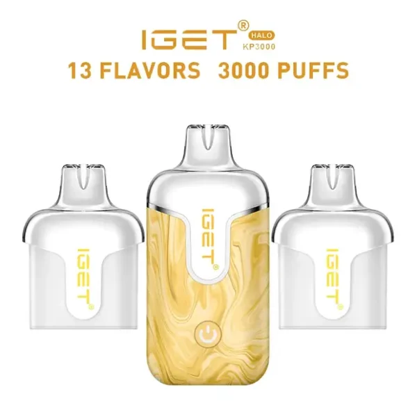 IGET Halo Starter Kit (1 Vape Kit +2 Prefilled Pod)