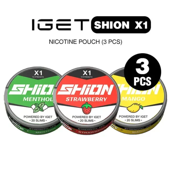 iget-shion-x1-nicotine-pouch-bundle-3pcs.webp IGET SHION X1 Nicotine Pouch Bundle (3PCS)