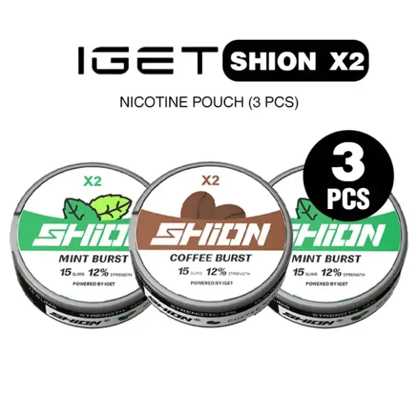 IGET SHION X2 Nicotine Pouch Bundle (3PCS)