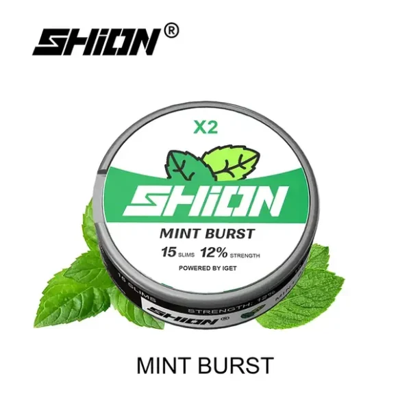 mint-burst-iget-shion-x2-nicotine-pouch-12mg.webp Mint Burst – IGET SHION X2 Nicotine Pouch 12mg