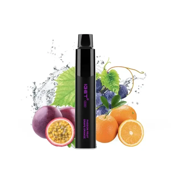 Passion Fruit Grape Orange – IGET Legend 4000 Puffs