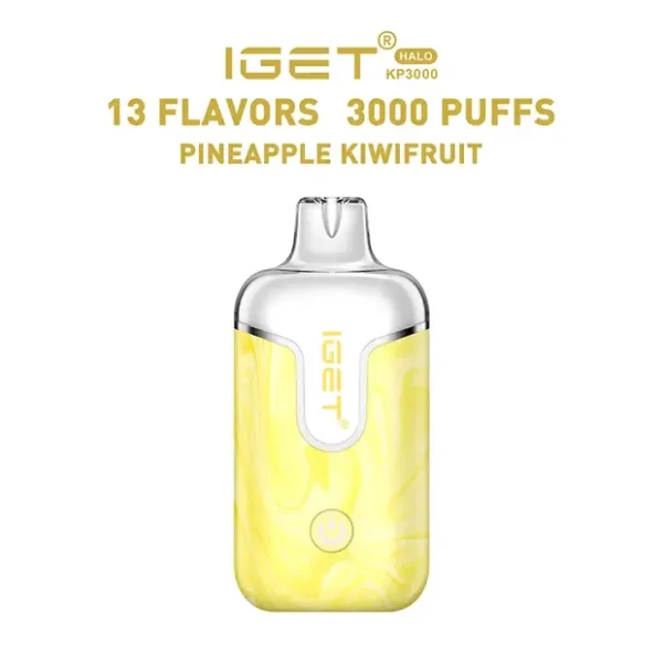 pineapple-kiwifruit-iget-halo-vape-kit-3000-puffs.webp Pineapple Kiwifruit – IGET Halo Vape Kit 3000 Puffs