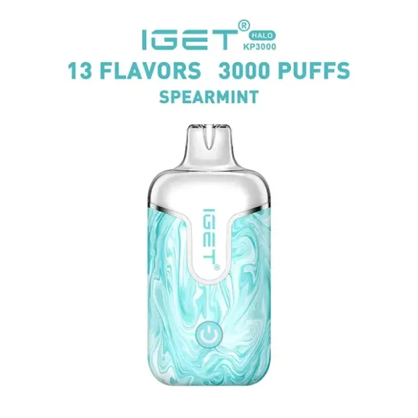 spearmint-iget-halo-vape-kit-3000-puffs.webp Spearmint – IGET Halo Vape Kit 3000 Puffs