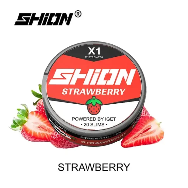 Strawberry – IGET SHION X1 Nicotine Pouch 12mg