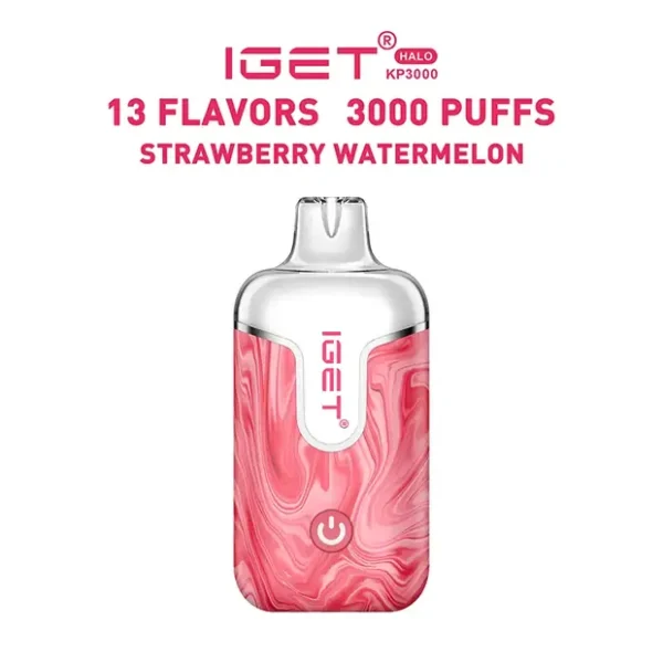 Strawberry Watermelon – IGET Halo Vape Kit 3000 Puffs